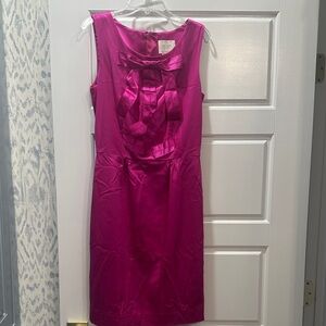 Kate Spade Vibrant Pink Sleeveless Midi Dress